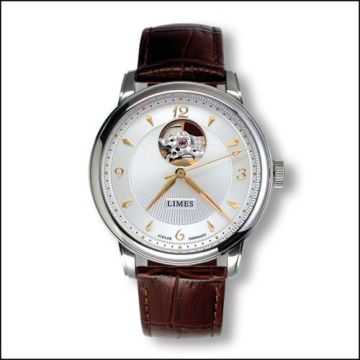 Limes Pharo Open Balance - Two-tone / brown leather strap