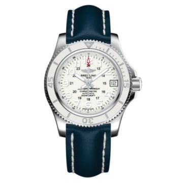 Breitling Superocean II 36 White / Calf