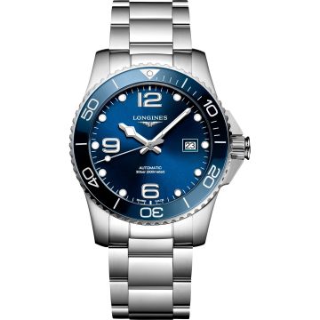 Longines HydroConquest 41 Automatic Stainless Steel / Ceramic / Blue / Bracelet