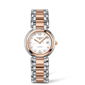 Longines PrimaLuna Automatic 30 Two Tone Pink Arabic