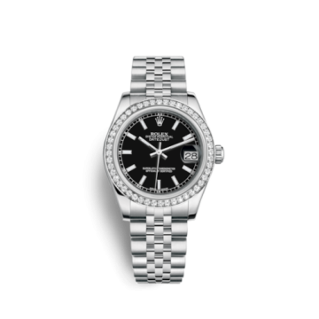 Rolex Datejust 31 Stainless Steel Diamond / Jubilee / Black