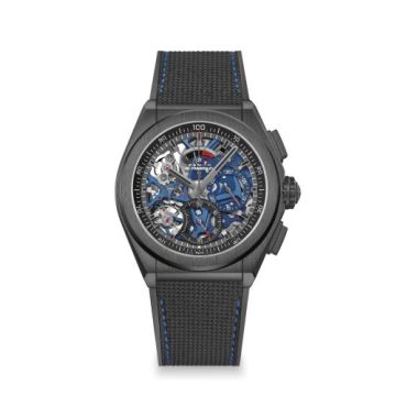 Zenith Defy El Primero 21 Black Ceramic / Skeleton / Cordura / Boutique Edition