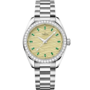 Omega Seamaster Aqua Terra 150M Master Chronometer 34 Canopus Gold - Diamond / Champagne / Bracelet
