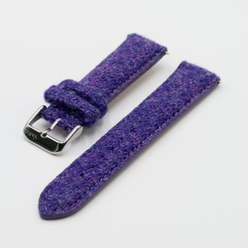 Harris Tweed Lavender Purple Watch Strap - 22mm