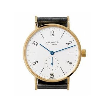 Nomos Glashütte Tangente Gold Datum