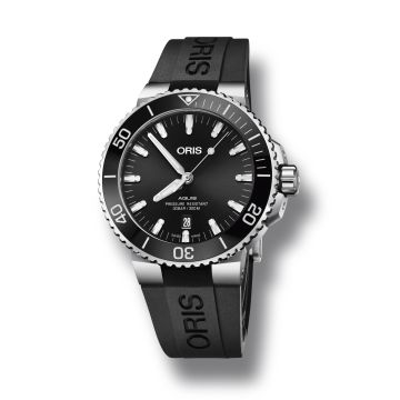 Oris Aquis Date 43.5 Stainless Steel / Black / Rubber