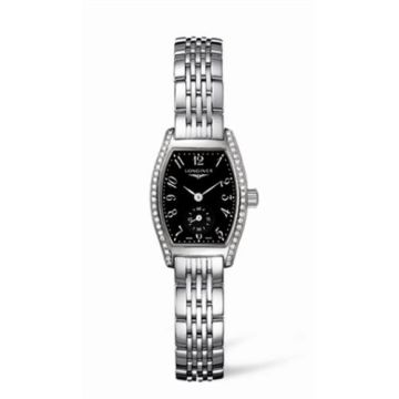Longines Evidenza 19.6 Diamond Black Bracelet