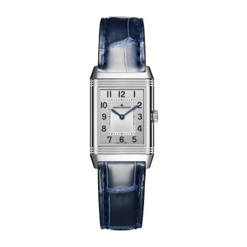 Jaeger-LeCoultre Reverso Classic Small Duetto Pink Gold / Silver / Alligator