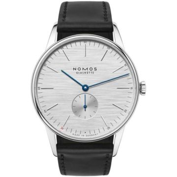 Nomos Glashütte Orion 38 Silvercut for L'Oro