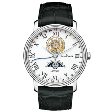 Blancpain Villeret Carrousel Phase de Lune Platinum