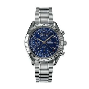 Omega Speedmaster Day-Date 39 Stainless Steel / Blue / Bracelet