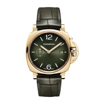 Panerai Luminor Due 42 Automatic Yellow Gold / Green