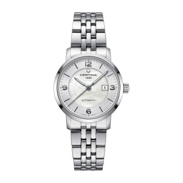 Certina DS Caimano Lady Automatic 29 Stainless Steel / MOP / Bracelet