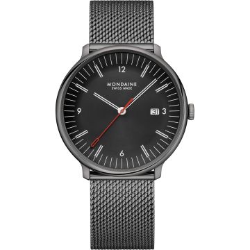 Mondaine Doppio Black Ø 41