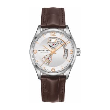 Hamilton Jazzmaster Open Heart 42 Stainless Steel / Silver