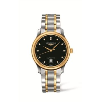 Longines Master Collection Date 38.5 Two Tone Black