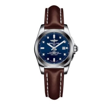 Breitling Galactic 29 Stainless Steel / Horizon Blue Diamond / Calf