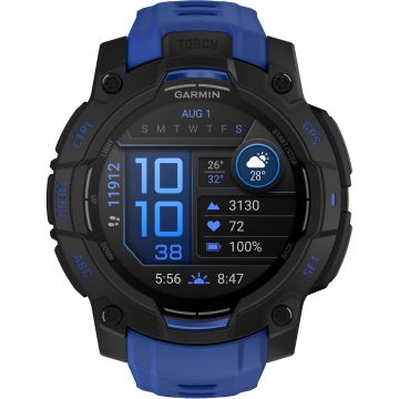 Garmin Instinct 3 – 45mm AMOLED Bolt Blue