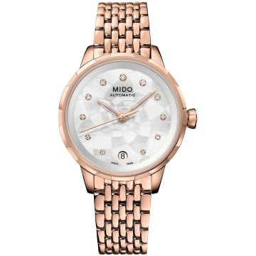 Mido Rainflower Origin Rose Gold / MOP - Diamond / Bracelet