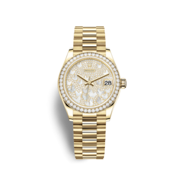 Rolex Datejust 31 Yellow Gold / Diamond / Butterfly / President