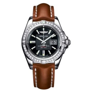 Breitling Galactic 41 Stainless Steel / Diamond / Trophy Black / Calf