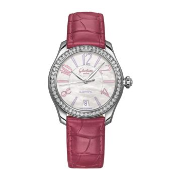 Glashütte Original Lady Serenade Stainless Steel - Diamond / MOP / Alligator - Folding