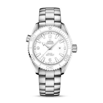 Omega Seamaster Planet Ocean 600M Co-Axial 37.5 Stainless Steel / White / Bracelet