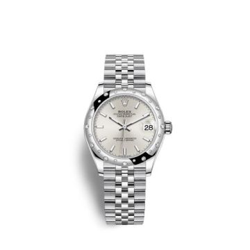 Rolex Datejust 31 Stainless Steel Domed Diamond / Jubilee / Silver