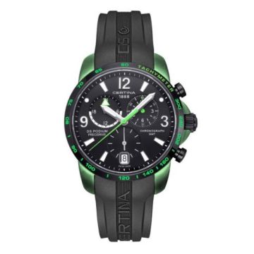Certina DS Podium Big Size Chrono GMT Aluminium Green
