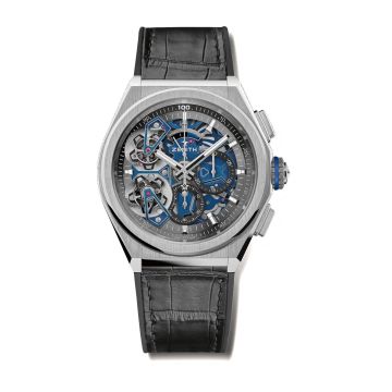 Zenith Defy Double Tourbillon Platinum / Skeleton / Alligator
