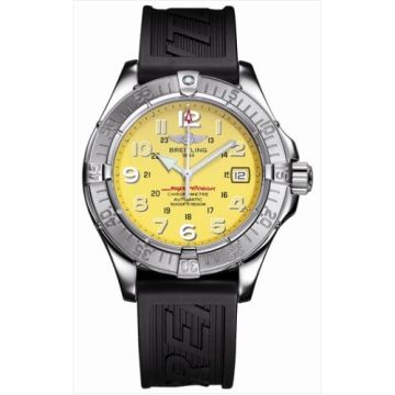 Breitling Superocean Arrow Hand / Yellow / Rubber