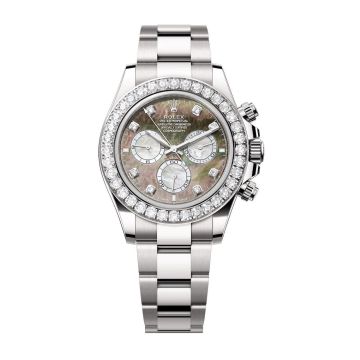 Rolex Cosmograph Daytona White Gold - Diamond / Reverse Panda MOP - Diamond / Oyster