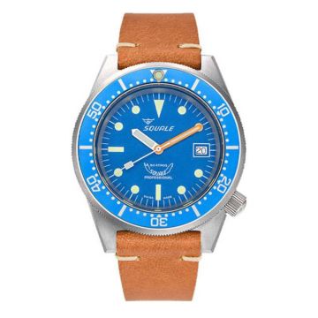 Squale 1521 Blue Blasted Cuir