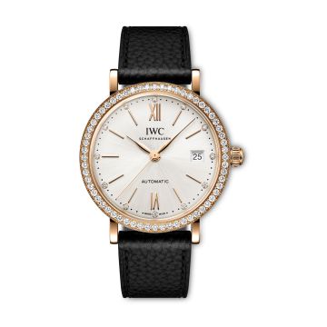 IWC Schaffhausen Portofino Automatic 37 Red Gold - Diamond / Silver