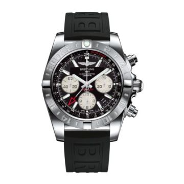 Breitling Chronomat 44 GMT Stainless Steel / Onyx Black / Rubber
