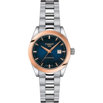 Tissot T-My Automatic Stainless Steel - Red Gold / Blue