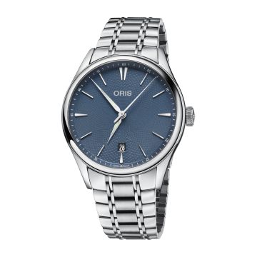 Oris Artelier Date 40 Stainless Steel / Blue / Bracelet