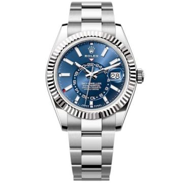 Rolex Sky-Dweller Stainless Steel - White Gold / Blue / Oyster