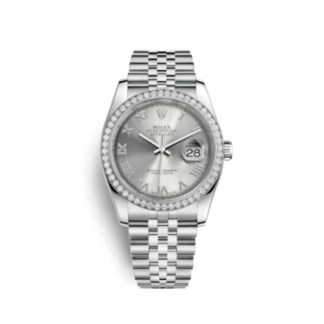 Rolex Datejust 36 Stainless Steel Diamond / Jubilee / Rhodium Roman