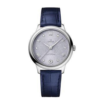 Omega De Ville Master Chronometer 34 Stainless Steel / Lavender - Diamond