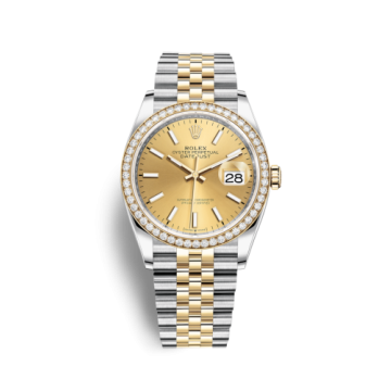 Rolex Datejust 36 Stainless Steel / Yellow Gold / Diamond / Champagne / Jubilee
