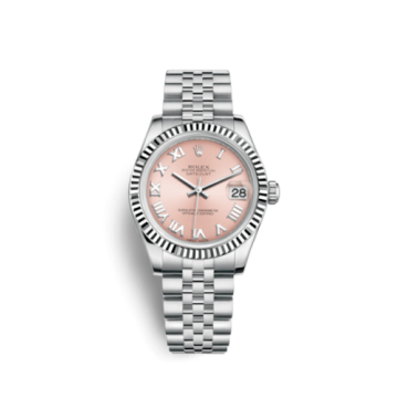 Rolex Datejust 31 Stainless Steel Fluted / Jubilee / Pink Roman
