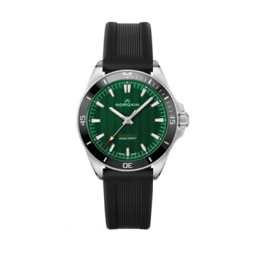 Norqain Adventure Neverest 40 Stainless Steel / Green / Black Rubber