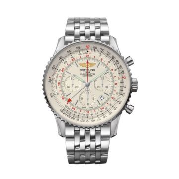 Breitling Navitimer GMT Stainless Steel / Silver / Bracelet