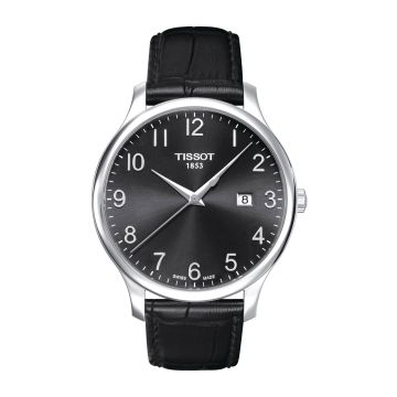 Tissot Tradition Quartz 42 Stainless Steel / Black / Strap