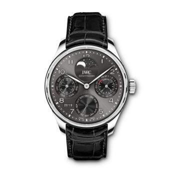 IWC Schaffhausen Portugieser Perpetual Calendar Single Moon Red Gold / Silver