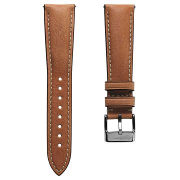 Original Vintage Highley Genuine Leather Watch Strap - Light Brown - 19mm