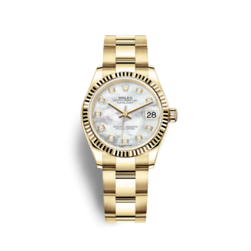 Rolex Datejust 31 Yellow Gold / Fluted / MOP / Oyster