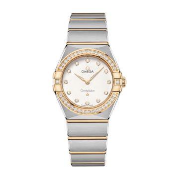 Omega Constellation Manhattan 28 Quartz Stainless Steel / Yellow Gold / Silver Diamond / Diamond