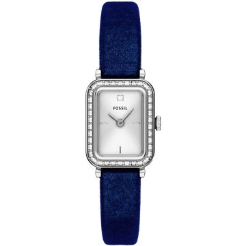 Fossil Raquel Blue / Silvery 18mm